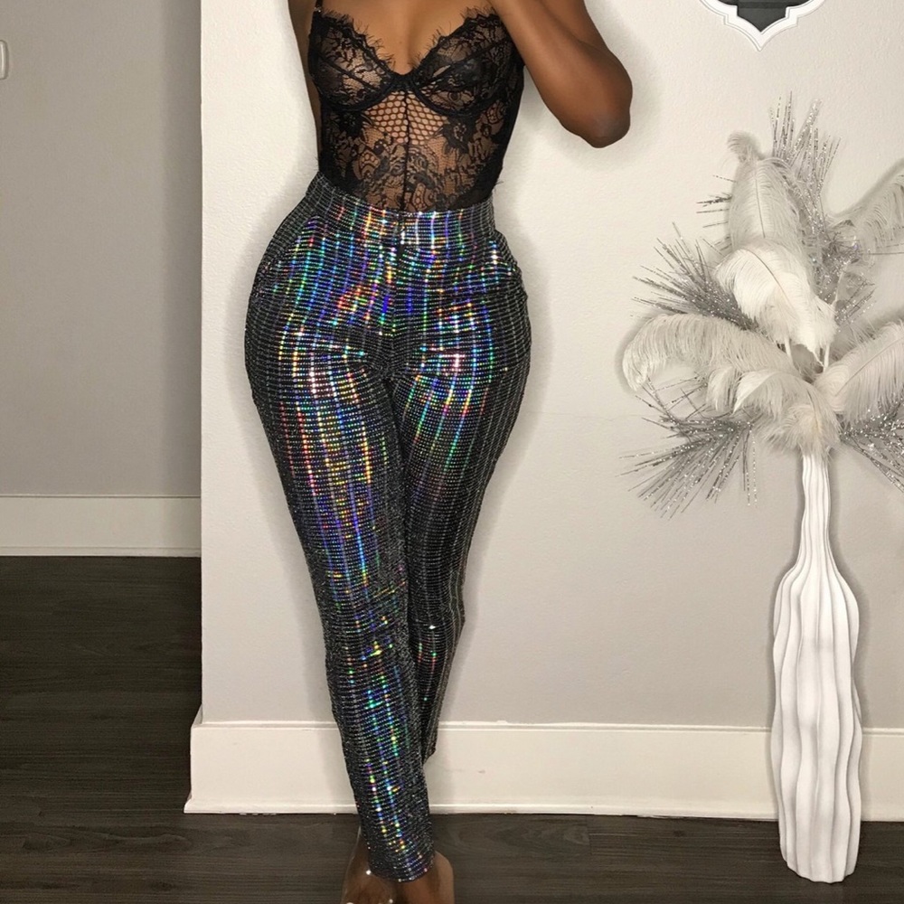 Sequin pants